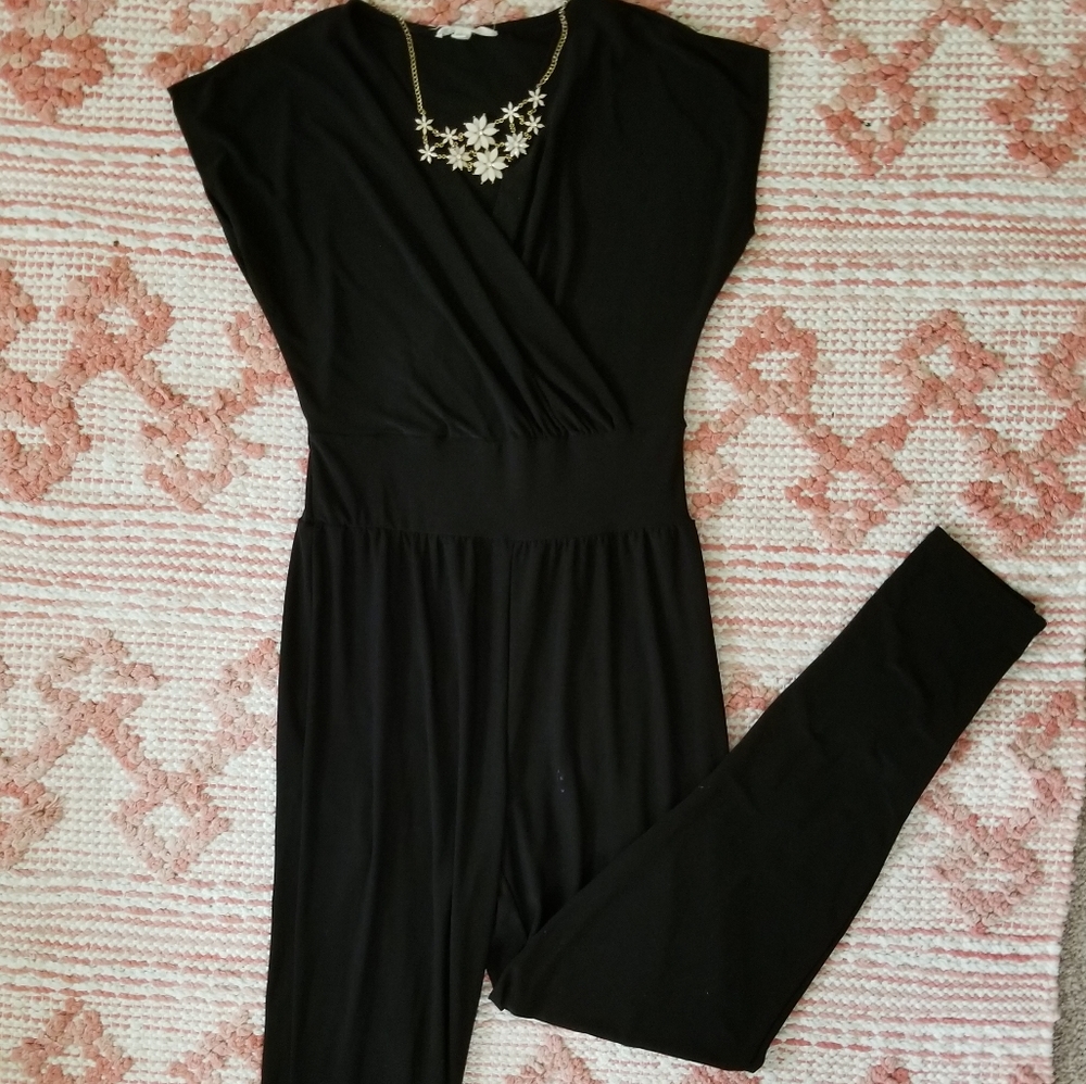 Black jumpsuit romper